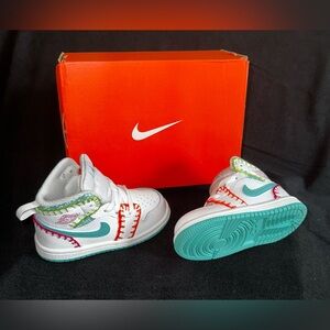 Jordan 1 Multi Knit Unisex Baby Shoes Size 6c Boy Girl